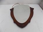 Brocante spiegel wandspiegel halspiegel jaren 30 art deco, Minder dan 50 cm, Gebruikt, Ophalen of Verzenden, Minder dan 100 cm