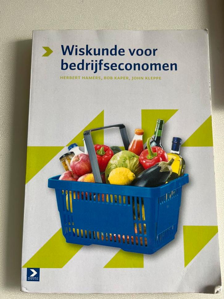 Bob Kaper - Wiskunde voor bedrijfseconomen, Boeken, Schoolboeken, Zo goed als nieuw, Nederlands, Overige niveaus, Ophalen of Verzenden
