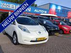 Nissan Leaf Acenta 24 kWh Elektrisch 16'' L.M.V Nw APK, Stof, Gebruikt, Wit, Origineel Nederlands
