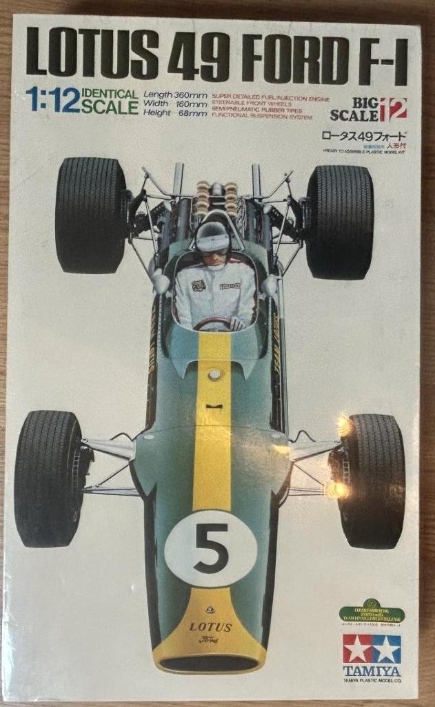 Tamiya LOTUS 49 FORD F1 Schaal 1:12, Hobby en Vrije tijd, Modelbouw | Auto's en Voertuigen, Nieuw, Auto, Groter dan 1:32, Tamiya