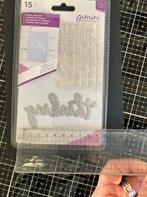 Gemini stamp&die set Thinking, Ophalen of Verzenden, Zo goed als nieuw, Overige thema's, Pons of Mal