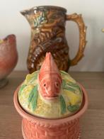 Midcentury Terrine met Zalm en Citrus pate schaal, Antiek en Kunst, Ophalen of Verzenden