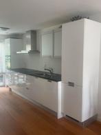 Hoogglans witte keuken, Huis en Inrichting, Keuken | Complete keukens, Ophalen, Gebruikt, Wit, Graniet of Steen