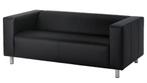 Ikea Klippan Bomstad Bank - Zwart, Huis en Inrichting, Banken | Bankstellen, Ophalen, Kunststof, 150 tot 200 cm, Tweepersoons