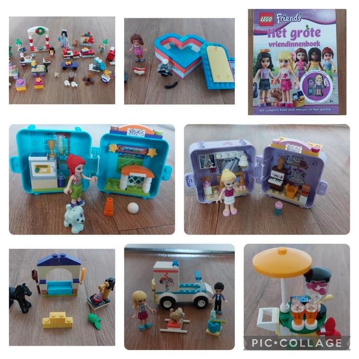 Lego friends boek ambulance kubus hart doosje sapkar, Kinderen en Baby's, Speelgoed | Duplo en Lego, Gebruikt, Lego, Complete set