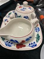Boerenbont Suiker en Melk Stel, Huis en Inrichting, Keuken | Servies, Gebruikt, Overige typen, Ophalen of Verzenden, Aardewerk