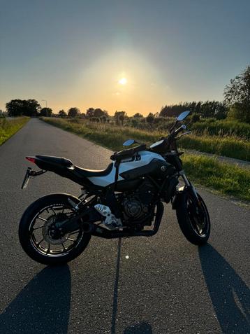 Yamaha MT07 wit (2017) beschikbaar voor biedingen