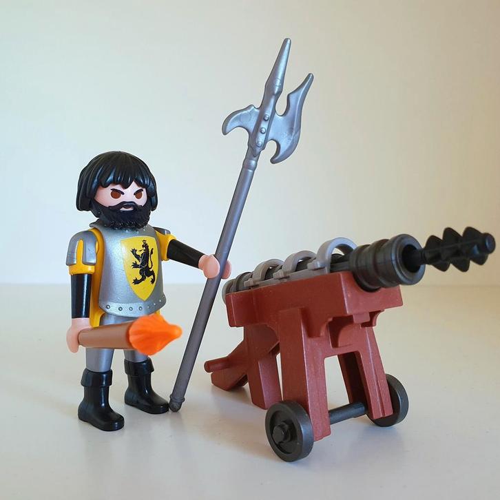 Playmobil leeuwenridder met kanon 4870, Kinderen en Baby's, Speelgoed | Playmobil, Zo goed als nieuw, Complete set, Ophalen of Verzenden