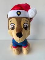 Knuffel hond Chase kerst outfit, muts 30 cm / Paw Patrol, Ophalen of Verzenden, Zo goed als nieuw, Hond