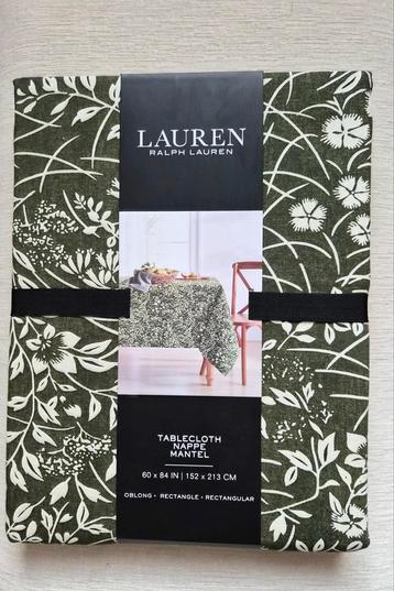 Ralph lauren home print groen tafelkleed nieuw beschikbaar voor biedingen