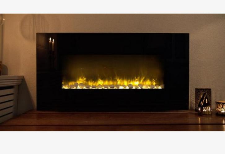 Elektrische Sfeerhaard, Huis en Inrichting, Kachels, Gebruikt, Inbouw, Overige soorten, Elektrisch, Ophalen of Verzenden