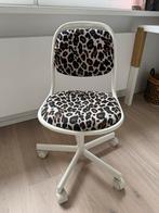 Ikea bureaustoel (kind), met nieuwe stof bekleed, Huis en Inrichting, Bureaustoelen, Ophalen, Wit, Zo goed als nieuw, Bureaustoel