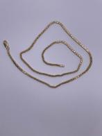 Gouden Koningsketting 14k, Ophalen of Verzenden, Zo goed als nieuw, Goud