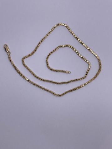 Gouden Koningsketting 14k beschikbaar voor biedingen