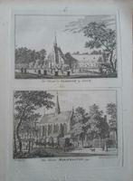 61-62/ Klooster Gaasdonk + Mariewaater Goch  Gravure 1792, Ophalen of Verzenden