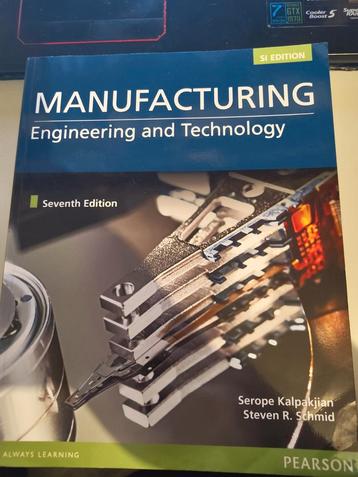 Manufacturing Engineering & Technology - 7th Edition SI beschikbaar voor biedingen