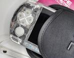 Sony PSP 3000 | Custom "Crystal Clear" | Bundle | 300 Games, Spelcomputers en Games, Spelcomputers | Sony PSP, Verzenden, Refurbished