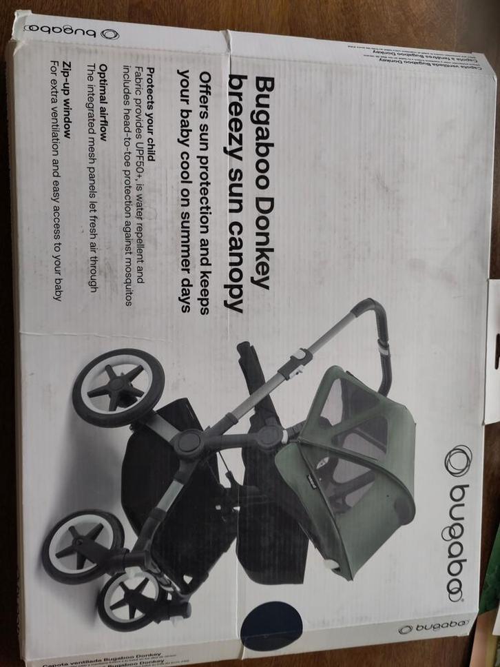 Bugaboo Donkey Kap - Breezy Zonnekap, Kinderen en Baby's, Kinderwagens en Combinaties, Nieuw, Kinderwagen, Bugaboo, Ophalen of Verzenden