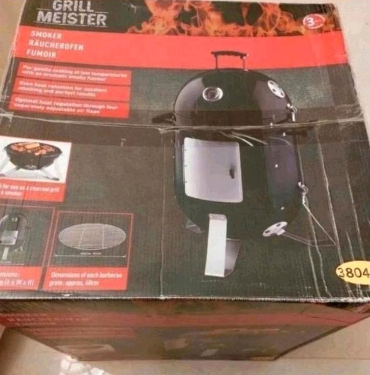 Grill Meister Smoker/Rookoven - Nieuw in doos!, Tuin en Terras, Gasbarbecues, Nieuw, Ophalen