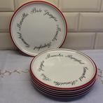 6 Retro Kaasborden. Zwart opschrift Veschillende Kaassoorten, Ophalen of Verzenden