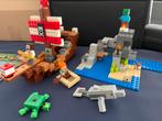 LEGO Minecraft set 21152 Avontuur op het Piratenschip, Verzenden, Zo goed als nieuw