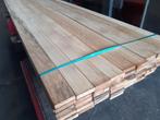 Partij hardhout vlonderplanken 61 stuks 305 cm lengte € 545, Planken, Nieuw, Ophalen of Verzenden, Hardhout
