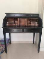 Kast, bureau, secretaire, massief Acacia hout antiek, Ophalen, Zo goed als nieuw