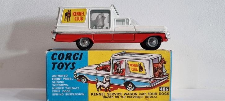 Corgi Toys no.486 Kennel Service Wagon, Hobby en Vrije tijd, Modelauto's | 1:32, Zo goed als nieuw, Auto, Corgi, Ophalen of Verzenden