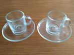 2 keurige ESPRESSO Nespresso kop en schotels in één koop €10, Huis en Inrichting, Ophalen of Verzenden, Overige stijlen, Kop(pen) en/of Schotel(s)