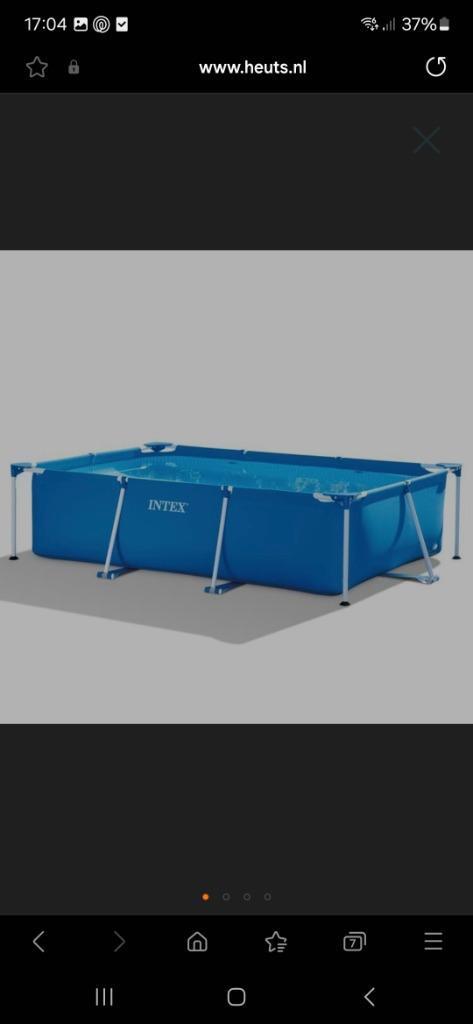 Zwembad incl. zandfilterpomp, afdekzeil, chloordispenser, Tuin en Terras, Zwembad-toebehoren, Zo goed als nieuw, Overige typen