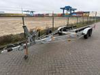 Techau dubbel-as boottrailer op kenteken, Watersport en Boten, Boottrailers, Ophalen of Verzenden, Gebruikt, Minder dan 6 meter