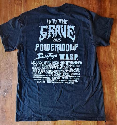 Into The Grave 2025 Limited Edition Line Up Shirt!, Cd's en Dvd's, Vinyl | Hardrock en Metal, Nieuw in verpakking, Ophalen of Verzenden