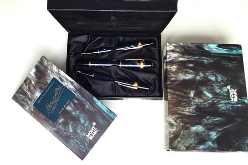 Montblanc Writers Edition Complete Set Edgar A. Poe, Verzamelen, Pennenverzamelingen, Zo goed als nieuw, Pennenset, Mont Blanc