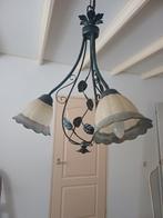 Mooie hanglamp met glazen kapjes, Huis en Inrichting, Lampen | Kroonluchters, Ophalen, Gebruikt, Glas, Klassiek