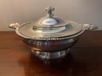 Zwaar verzilverde dekschaal Wiskemann, Ophalen of Verzenden