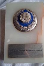 GRIEKSE METROPOLITAN CITY POLITIE  GEËMAILLEERD WAPEN, Ophalen of Verzenden, Overige soorten, Overige gebieden, Embleem of Badge