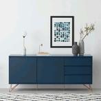 Uniek dressoir met brass details van Made model Elona, Huis en Inrichting, Ophalen, 150 tot 200 cm, Zo goed als nieuw, Modern