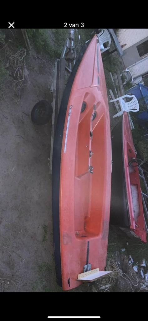 Klein vissers bootje TEAB, Watersport en Boten, Kano's, Zo goed als nieuw, Overige typen, Ophalen