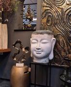 Grote boeddha 55x47 cm fiber cement, Ophalen, Ptmd, Info@ptmd.nl, Aalsmeer