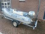 Zodiac 310 rib met Jockey seat 20 pk Honda en boottrailer, Watersport en Boten, Gebruikt, Benzine, Minder dan 70 pk, Zodiac