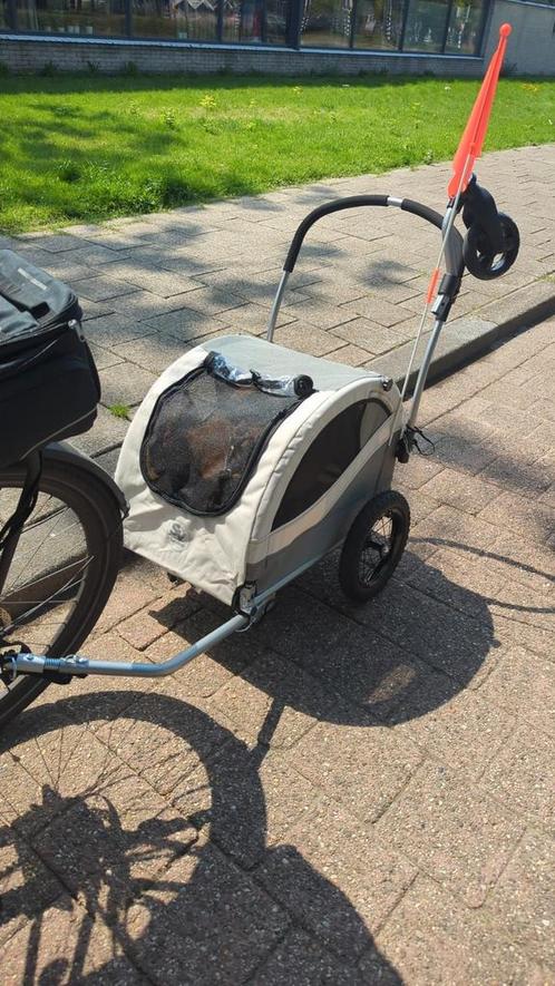 Honden Fietskar (wandelkar) 3x gebruikt, Fietsen en Brommers, Fietsaccessoires | Aanhangers en Karren, Zo goed als nieuw, Hondenkar