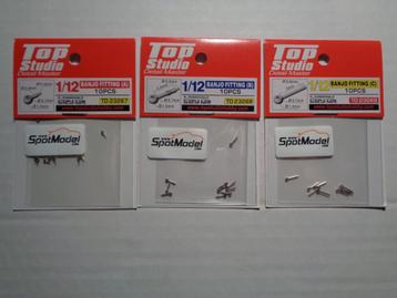 Top Studio diverse upgrade setjes 1:12  o.a.Tamiya modellen beschikbaar voor biedingen