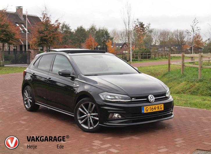 Volkswagen Polo 1.0 TSI Highline R-Line | Panoramadak | Appl, Auto's, Volkswagen, Bedrijf, Te koop, Polo, ABS, Adaptieve lichten