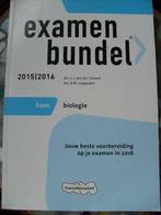Examenbundel Havo Biologie 2015-2016, Biologie, HAVO, Ophalen of Verzenden, Zo goed als nieuw