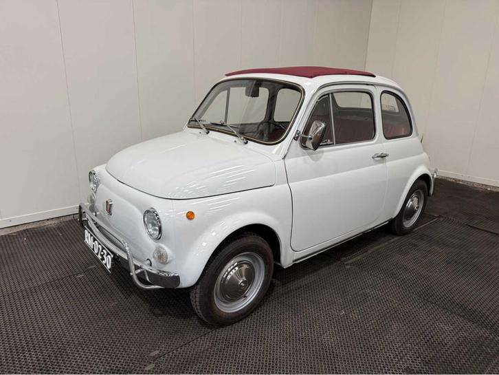 Fiat - 500 - Oldtimer - 1969, Auto's, Oldtimers, Bedrijf, Fiat, Overige brandstoffen, Sedan, Geïmporteerd, Wit