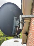 Schotel antenne dubbele kop muurbevestiging, Audio, Tv en Foto, Schotelantennes, Ophalen, Gebruikt