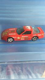 Chevrolet Corvette rode auto Burago, Kinderen en Baby's, Speelgoed | Speelgoedvoertuigen, Ophalen, Gebruikt