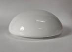 Vintage opaline plafondlamp wit glanzend Ø30 cm Gispen stijl, Huis en Inrichting, Lampen | Plafondlampen, Ophalen of Verzenden