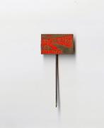 mooie volmetaal speld Metro Rotterdam, oranje versie, Ophalen of Verzenden, Overige onderwerpen, Speldje of Pin