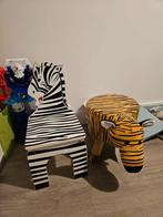 2 schattige krukjes jungle zebra tijger, Ophalen